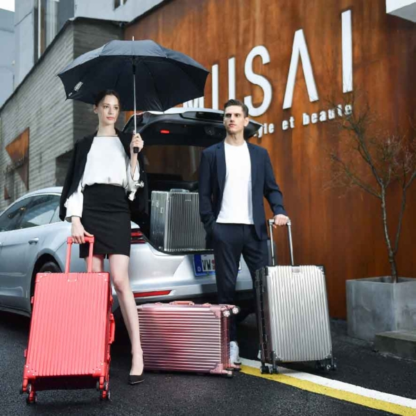 AXON 鋁鎂合金行李箱 對開式 經典箱