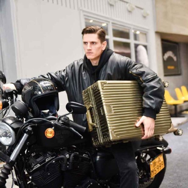 AXON 鋁鎂合金行李箱 對開式 經典箱