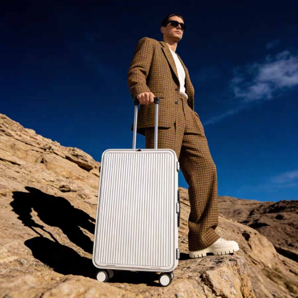 ELITE 鋁鎂合金行李箱 雙開式 商務箱