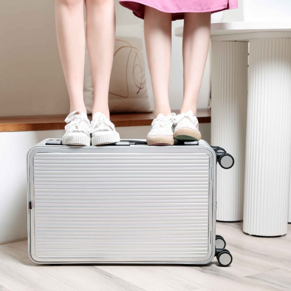 ELITE 鋁鎂合金行李箱 雙開式 商務箱