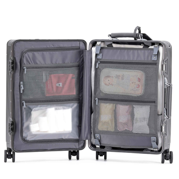 HERITAGE 商務前開式行李箱 寬桿箱