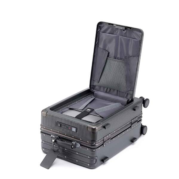 HERITAGE 商務前開式行李箱 寬桿箱