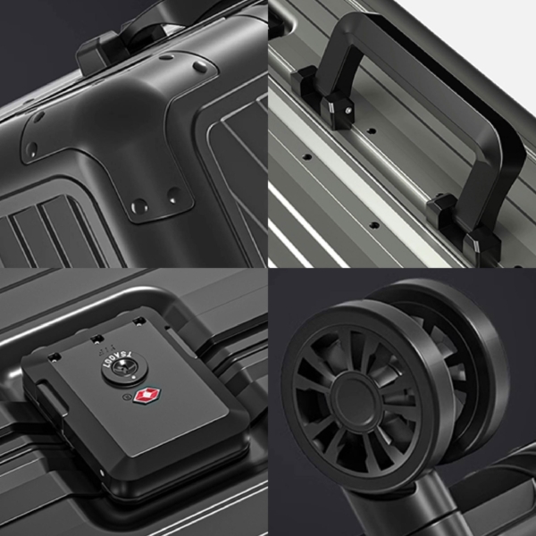 AegisP AEGIS 鋁鎂合金行李箱 對開式 經典箱