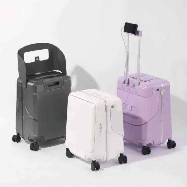 超机能08S白底-10 超機能08S 兒童騎乘行李箱 20吋 上掀式行李箱 前開式行李箱 杯電旅箱