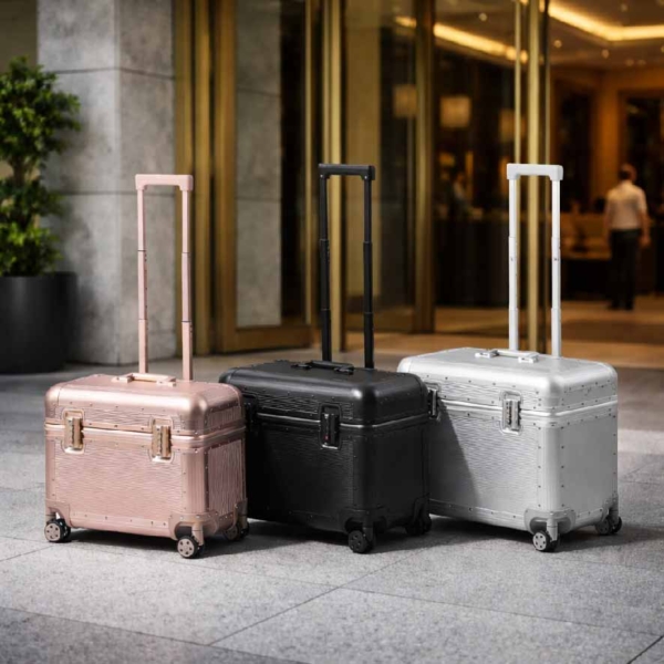 防爆机长白底图-19 皇家防爆機長箱 全鋁鎂合金行李箱 20/22/24吋 金屬行李箱 機長箱